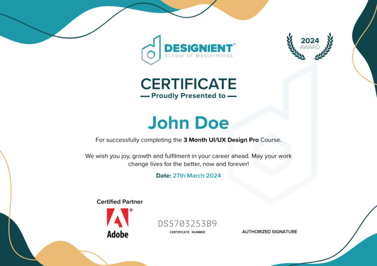 Designient Pro Certificate